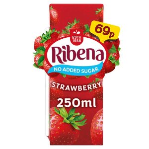 RIBENA STRAWBERRY PMP 69P 250ML