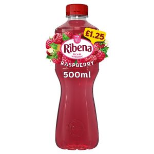 RIBENA PET 500ML RASPBERRY GBP1.25