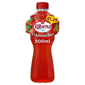 RIBENA STRAWBERRY PMP £1.25 500ML