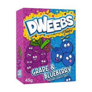 DWEEBS CANDY GRAPE & BLUEBERRY 45G