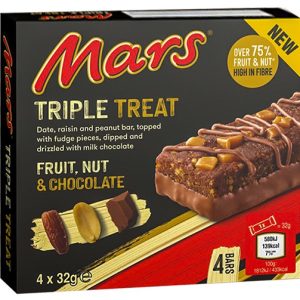 MARS TRIPLE TREAT 4PK - NHFSS 10X4X32G