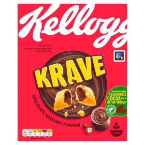 KELLOGGS KRAVE 410G CHOC HAZEL