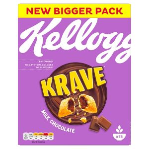 KELLOGGS KRAVE 410G MILK