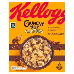 KELLOGGS CRUNCHY NUT CLUSTERS 400G CHOC