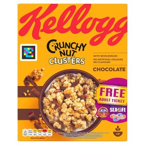 KELLOGGS CRUNCHY NUT CLUSTERS CHOCOLATE 400G