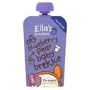 ELLAS KITCHEN ORGANIC BABY BREKKIE BLUEBERRY & PEAR 100G