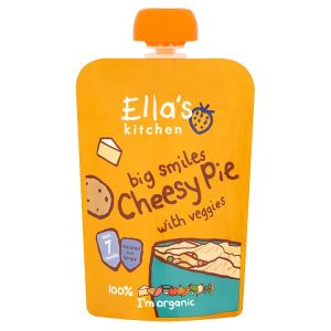ELLAS KITCHEN 130G ORGANIC CHEESY PIE WITH VEGGIES 7M+