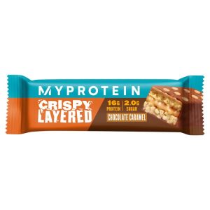 MYPROTEIN CRISPY LAYERED BAR CHOCOLATE CARAMEL 58G