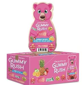 GUMMY RUSH 160G TUB - NEON BEARS BEAR TUBS HALAL