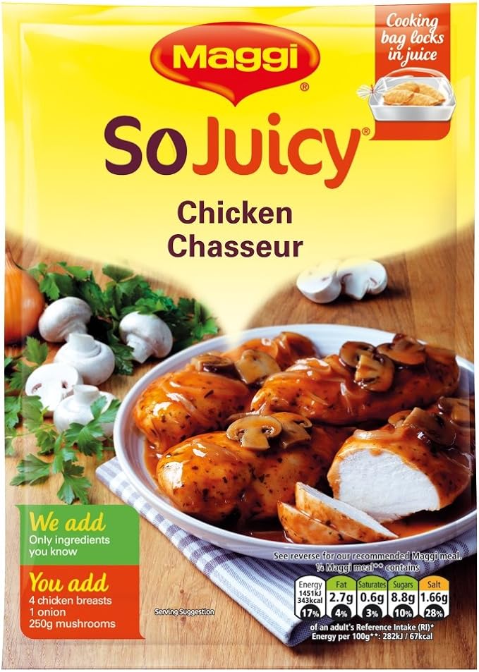 NESTLE MAGGI SO JUICY CHICKEN CHASSEUR 138G