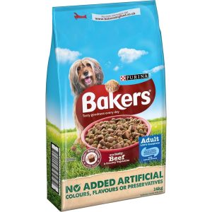 BAKERS BEEF WITH VEGETABLES DRY DOG FOOD 3KG