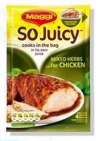 NESTLE MAGGI SO JUICY HERB CHICKEN 130G