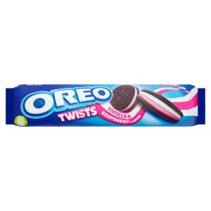 OREO COOKIE 157G TWISTS VANILLA & RASPBERRY