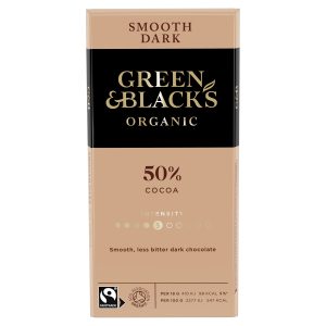 GREEN & BLACKS 90G ORGANIC SMOOTH DARK CHOCOLATE BAR