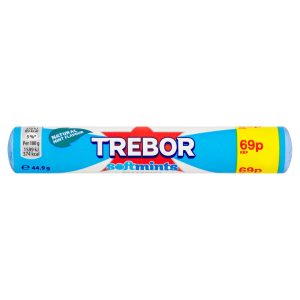TREBOR SOFTMINTS ROLL PMP 69P SPEARMINT 44.9G