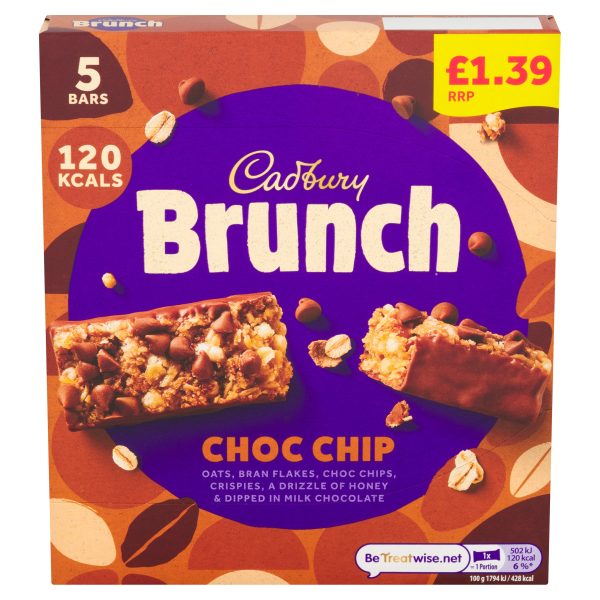 CADBURY 140G BRUNCH CHOCHIP PMP £1.65