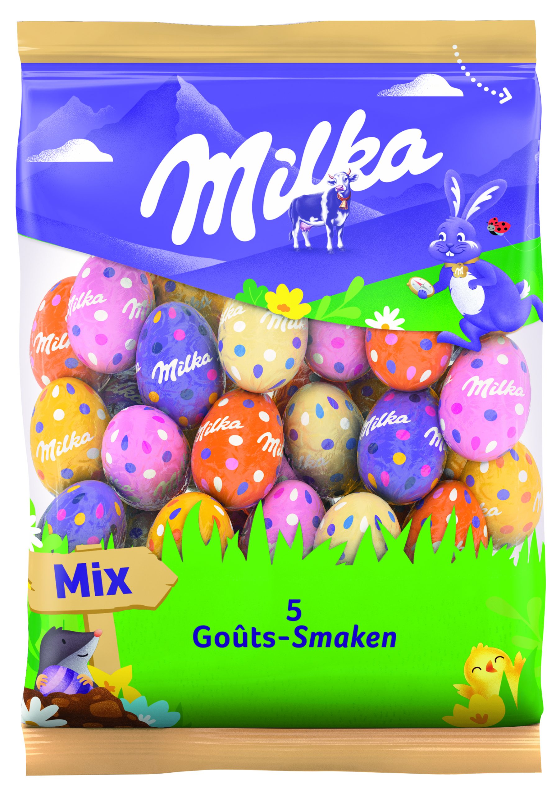 MILKA 350G BAG 5 MIXED FLAVOUR