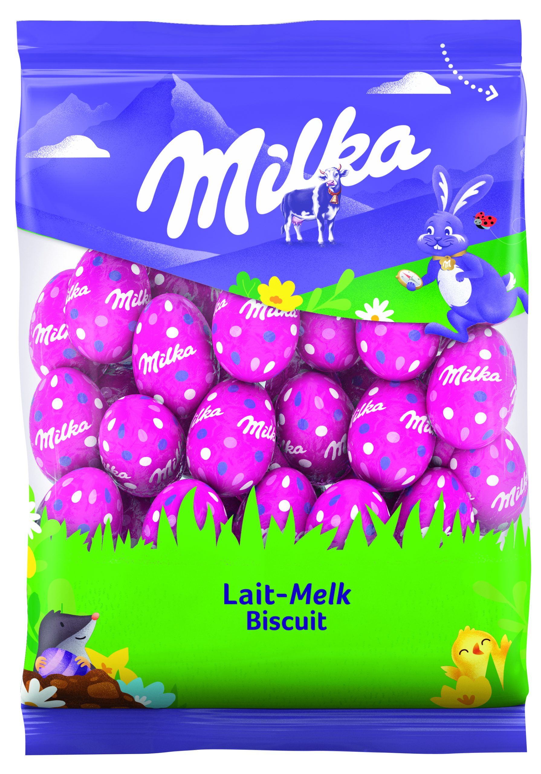 MILKA 350G BAG MILK BUISCUIT
