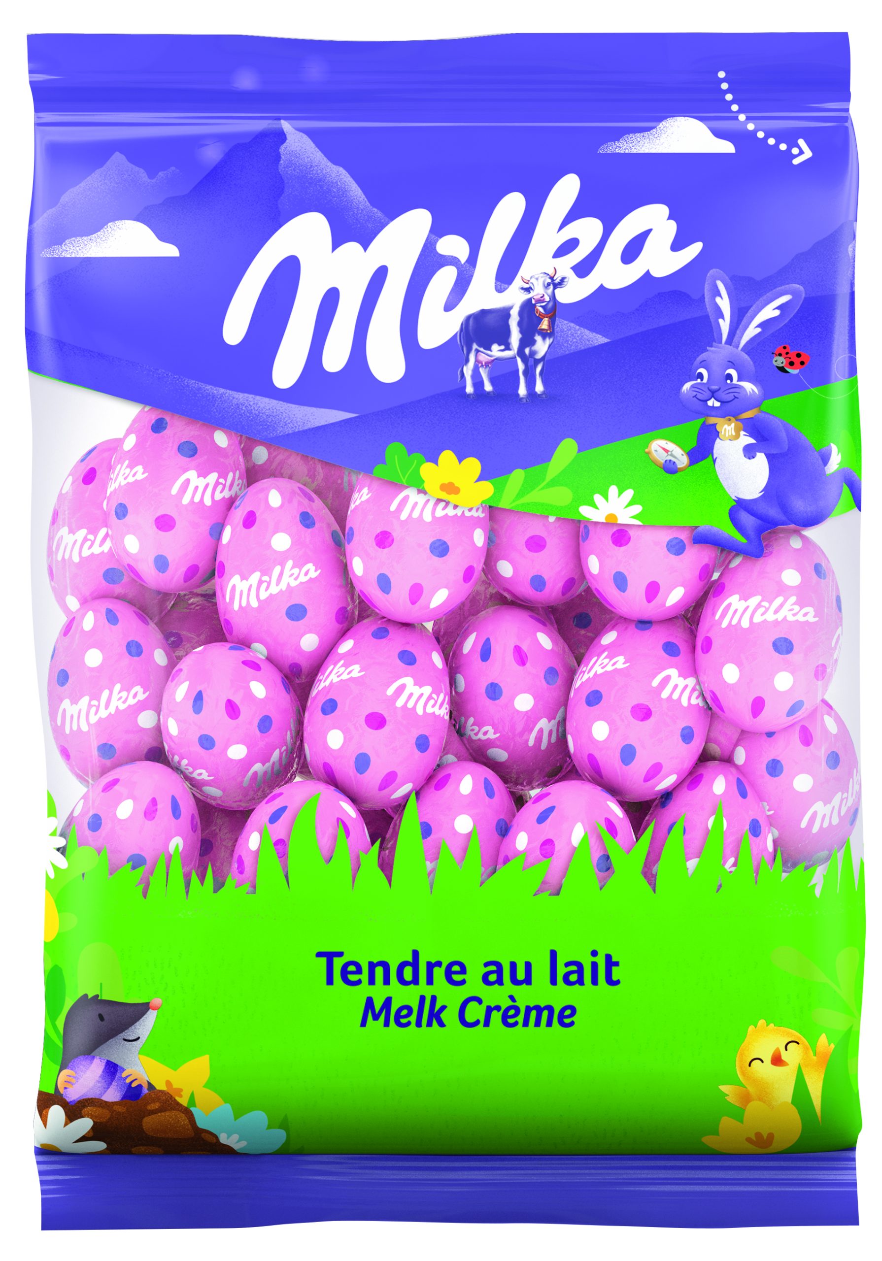 MILKA 350G BAG MILK CRÈME