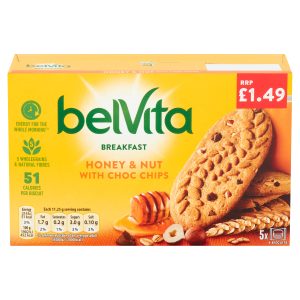 BELVITA HONEY NUT PMP £1.49 225G