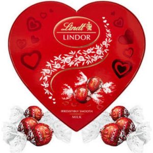 LINDOR HEART MILK 200G
