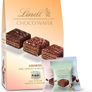 LINDT CHOCO WAFER ASSORTED SHARING BOX 138G