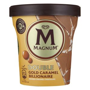MAGNUM DOUBLE GOLD CARAMEL BILLIONAIRE TUB 440ML