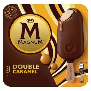 WALLS MAGNUM DOUBLE CARAMEL 3PK 255ML