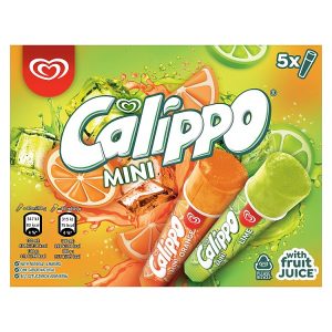 WALLS CALIPPO ORANGE LIME 5PK 400ML