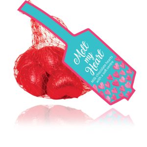 CREST CREAM FILLED MILK CHOCOLATE HEARTS NET 80G