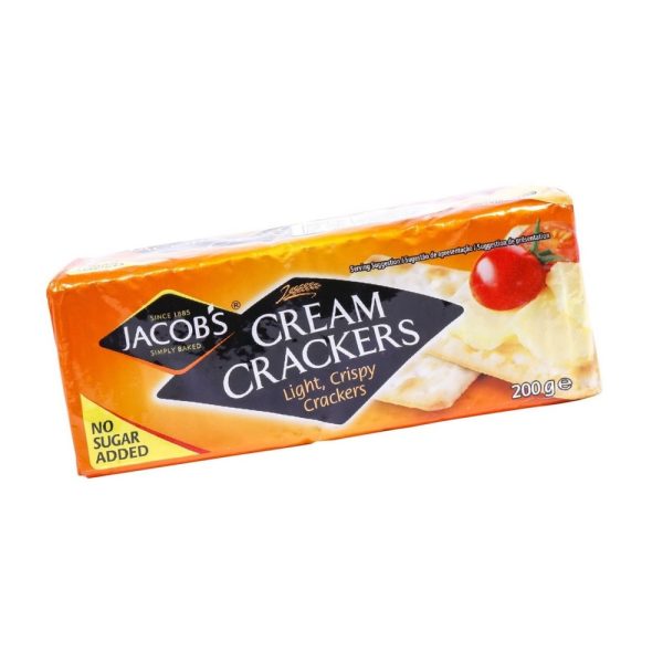 MCVITIES EXPORT JACOBS CREAM CRACKERS 200G