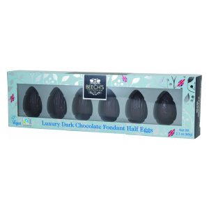 BEECHS VEGAN DARK CHOCOLATE FONDANT HALF EGGS 60G
