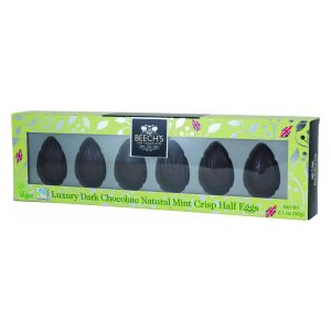 BEECHS VEGAN DARK CHOCOLATE MINT HALF EGGS 60G