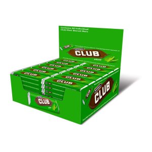MCVITIES CLUB MINT CHOCOLATE BISCUIT BARS 60 PACK, 60X4.5G