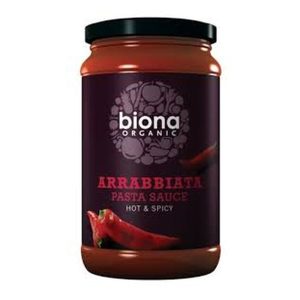 BIONA 350G ARRABBIATA HOT & SPICY PASTA SAUCE ORGANIC - VEGAN