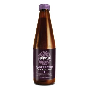 BIONA 330ML ELDERBERRY PURE SUPERJUICE 1 ORGANIC
