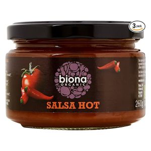 BIONA 260G SALSA DIP SAUCE - HOT / PICANTE ORGANIC VEGAN