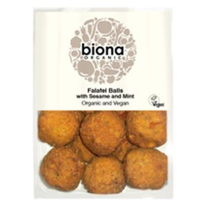 BIONA 220G FALAFEL BALLS - SESAME AND MINT ORGANIC