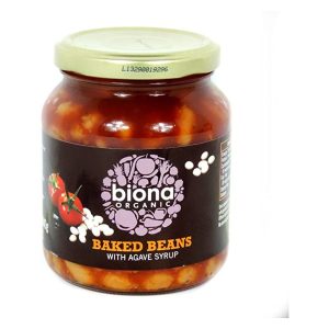 BIONA 350G BAKED BEANS IN TOMATO SAUCE ORGANIC GLASS JARS