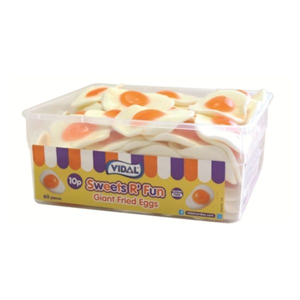 VIDAL GIANT FRIED EGGS TUB 60S