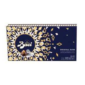 BACI ORIGINAL DARK CHOCOLATE TRUFFLE WITH HAZELNUT BOX 225G