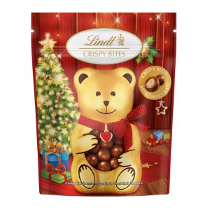 LINDT CRISPY BITES TEDDY POUCH 120G