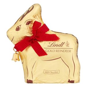 LINDT GOLD REINDEER MILK CHOCOLATE 100G