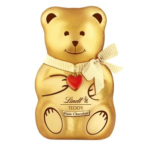 LINDT TEDDY BEAR WHITE CHOCOLATE 100G