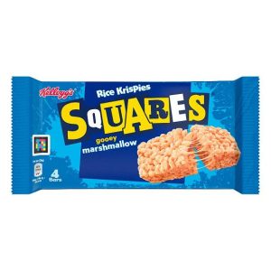 KELLOGGS RICE KRISPIES SQUARES OOEY GOOEY MARSHMALLOW 4X28G