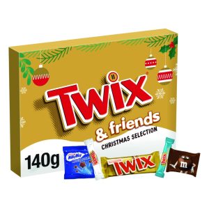 MARS TWIX & FRIENDS MEDIUM SELECTION BOX 140G