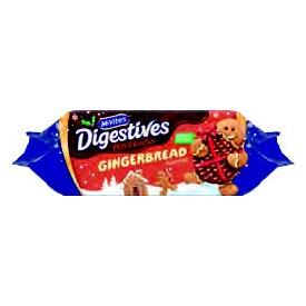 MCVITIES GINGERBREAD CHOCOLATE DIGESTIVES 266G
