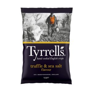 TYRRELLS TRUFFLE & SEA SALT SHARING BAG 135G
