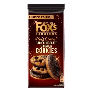 FOXS FABULOUS COOKIES DARK CHOCOLATE & GINGER 175G