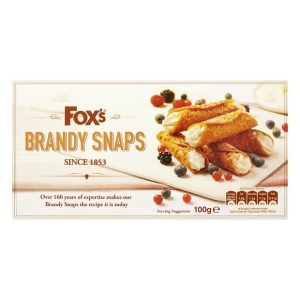 FOXS BRANDY SNAPS 100G
